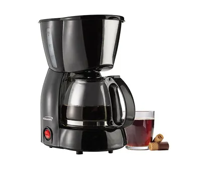 BRAND NEW Brentwood Appliances TS-213BK Coffee Maker 4-Cup - Black • $25.99