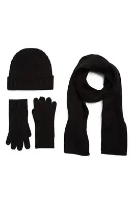 $178 - MICHAEL KORS Rib Scarf Hat & Gloves Set In Gift Box • $54.99