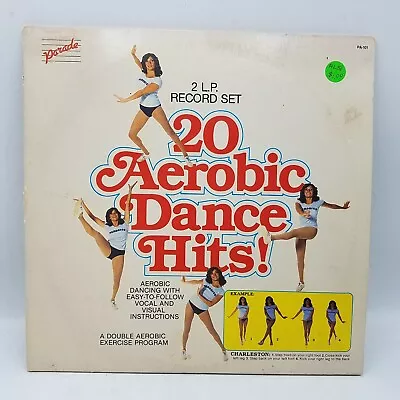 Vintage 20 Aerobic Dance Hits /2 Record LP Set /Parade Records Album Vinyl • $8