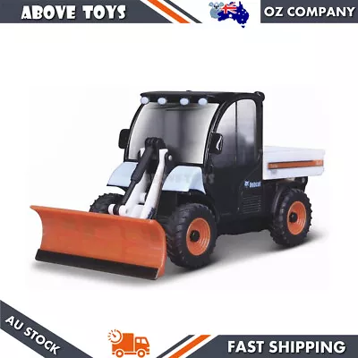 10cm BobCat Toolcat 5600 Farm Tractor With Snow Plow Realistic Toy Model Gift • $41.39