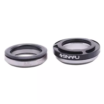 Snafu Fontanel Bmx 1-1/8  Integrated 45/45 Headset Black • $29.99