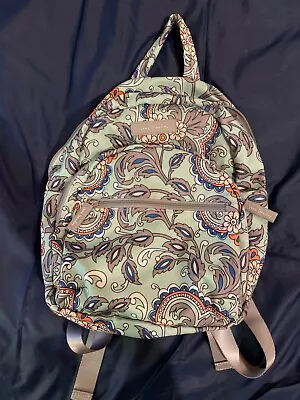 Vera Bradley Fan Flowers Polyester Compact Essentials Backpack • $22.50