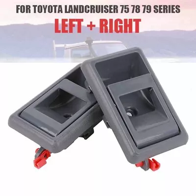 For Toyota Inside Interior Door Handle RH + LH Pair Gray Pickup Tacoma 4Runner • $8.99