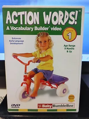 Bee Smart Baby: Action Words Vol. 1 (DVD 2006) NEW Sealed • $5.99