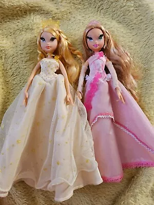 WINX CLUB Stella And Flora Mattel Ball Dolls  • $200