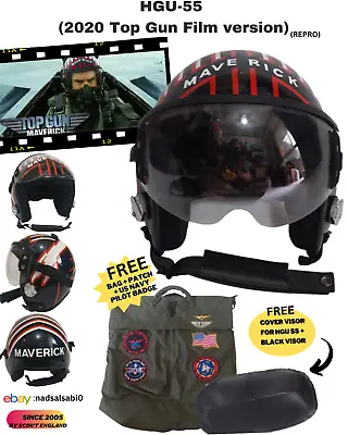 Top Gun Maverick 2020-naval Aviator Movie Prop Usn Pilot Flight Helmet (hgu-55) • $329