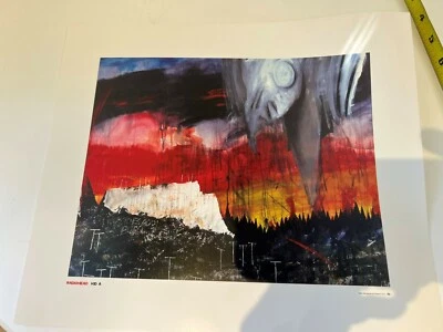 $79.99 • Buy Radiohead 2001 Kid A Stanley Donwood Lithograph Print #2 NEW