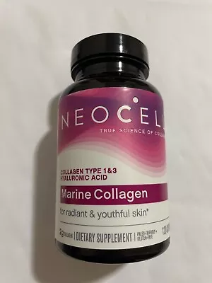 Neocell Marine Fish Collagen Hyaluronic Acid 120 Caps FRESH MADE IN USA Exp 7/24 • $21.95