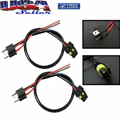 H4 To 9006 Wire Harness Adapter HID Ballast Stock Socket For HID Conversion Kit • $8.99