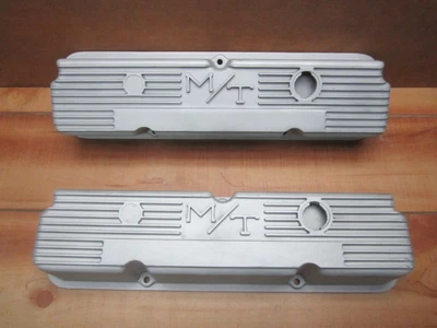 $299.99 • Buy Mickey Thompson Ford FE 390 406 427 428 Vintage M/T Finned Aluminum Valve Covers