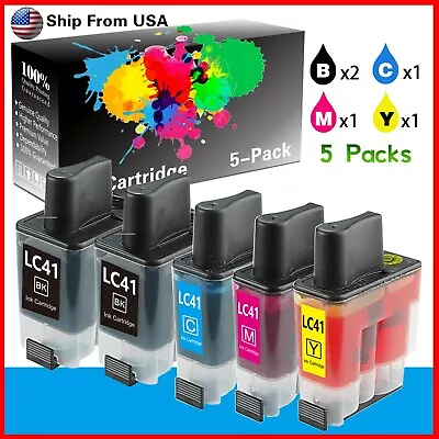 5PK LC41 LC-41 Ink Cartridge For DCP-110C MFC-3240C MFC-5440CN • $10.79