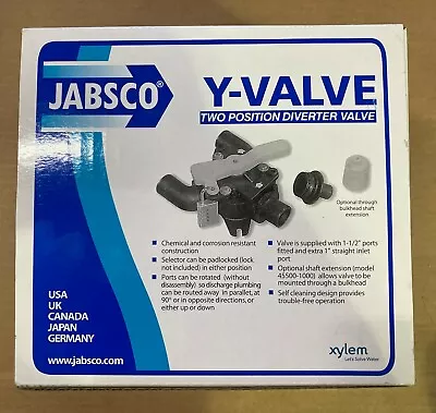 Jabsco  Y-valve Marine 2-position Diverter Valve - 45490-1000 • $90