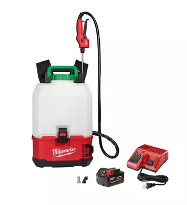 Milwaukee 2820-21PS M18 Switch Tank 4-Gal Backpack Sprayer Kit W/batterycharger • $260