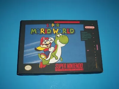 Super Nintendo Super Mario World Cartridge Style Battery Powered Hanging Light • $31.99