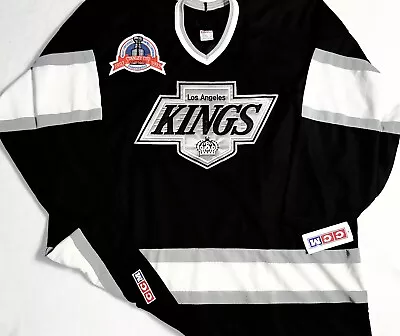 Vtg-nwt-men-2xl Blank La Kings 1993 Stanley Cup Patch Ccm Licensed Hockey Jersey • $229.99