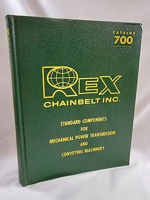 Vintage 1967 REX Chainbelt Mechanical Power Machinery Equipment Catalog  • $39.44