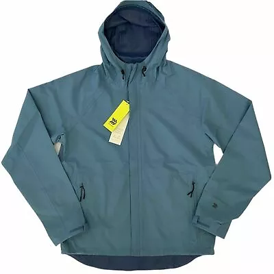 ALL IN MOTION Men Blue Full Zip Lightweight Windbreaker Coat Jacket Medium M • $18.70