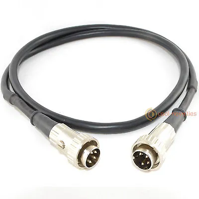 Snaic 4 Pin Din To 4 Pin Din Twist Lock Interconnect Cable For Naim Pre-amp • £25.99