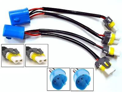 Conversion Wire 9007 HB5 TO 9005 9006 Two Harness Head Light Bulb Connector OE • $13.78