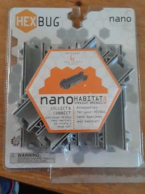 $6.99 • Buy New HEX BUG NANO Habitat ~ 6 STRAIGHT BRIDGES - 6-piece Set