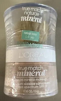 L’OREAL True Match Mineral Makeup Gentle Foundation #461 NATURAL IVORY C1 SPF 19 • $15.95