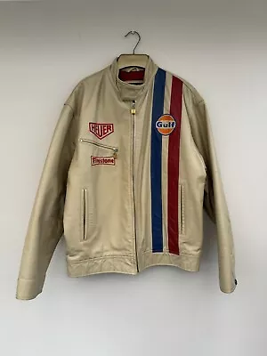 Dakota Steve McQueen Le Mans Leather Jacket M Tag Heuer  • £170