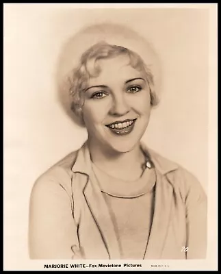 Hollywood Beauty MARJORIE WHITE STYLISH POSE 1920s STUNNING PORTRAIT  Photo 300 • $89.99