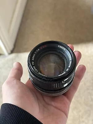 Canon FD 50mm F/1.4 S.S.C. SSC Lens • £90