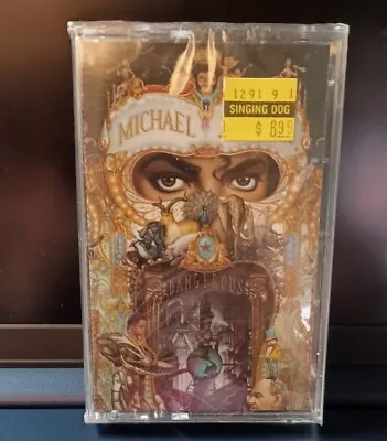 Michael Jackson-Dangerous-ORIGINAL 1991 US Cassette SEALED! • $45