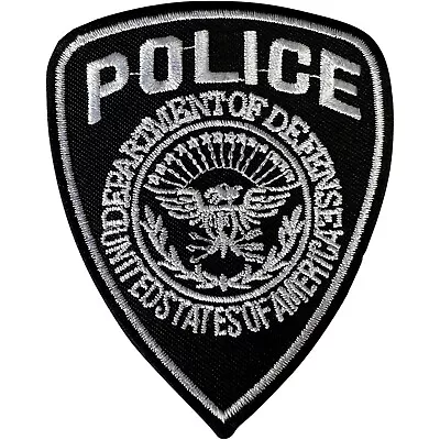 £2.79 • Buy Police Officer Patch Iron Sew On USA United States Embroidered Badge Fancy Dress