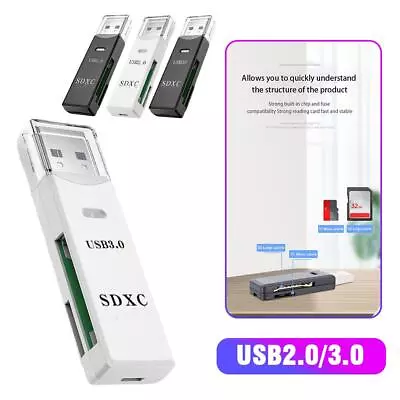 Memory Card Reader Multi USB-2.0/3.0 High Speed Adapter Flash Micro SD SDXC TF M • $0.99