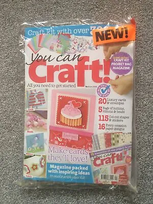£4 • Buy YOU CAN CRAFT! Issue 3 Jan 2008 Craft Kit, Magazine & Project Bag