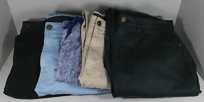 Lot Of Five Men's Pants Size 34 X  30 & Shorts M Various Colors Johnston Murphy • $34.95