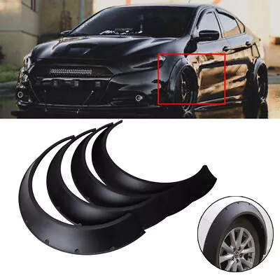 For Mitsubishi Lancer 4PCS Fender Flares Wide Body Kit Wheel Arches Protector • $63.10