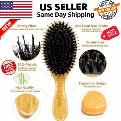 Hair Brush Boar Bristle Hair Brushes For Women Men KidBoar & Nylon Bristle • $9.31