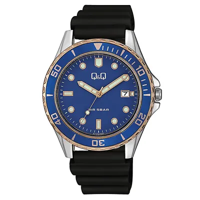 Q&Q Mens Watch RRP £49.99. New And Boxed. 2 Year Warranty. • £19.99