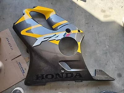 01 02 03 04 05 06 Honda Cbr 600 F4i Left Mid Side Fairing Cowl Upper Plastic B33 • $120