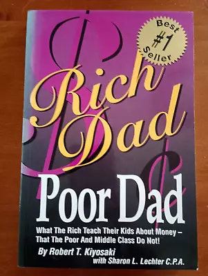 Rich Dad Poor Dad: Robert Kiyosaki Book • $16.49
