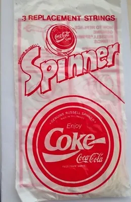 Coca Cola Spinner Yoyo Coke Strings Rare Vintage New Unopened Memorabilia 1980's • £12.97