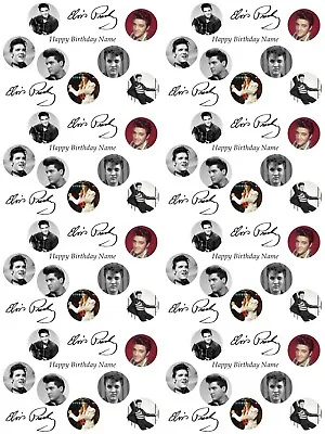 Elvis Presley Personalised Birthday Gift Wrapping Paper 3 Designs ADD NAME • £4.19