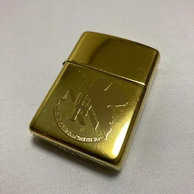 Used Zippo Armor Gold Color Oil Lighter Extremely Rare Japan 067 • $173.11