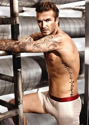 David Beckham Poster 260gsm Various Sizes • £4