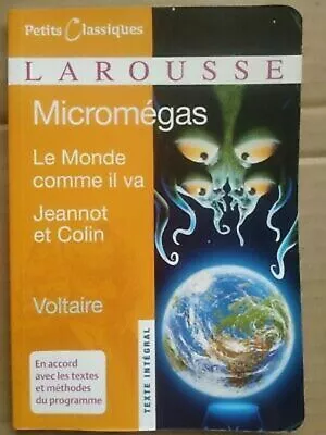 Voltaire - Micromegas: Le Monde As It VA Benjamin And Colin/ Larousse • £2.70