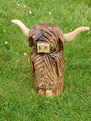 £80 • Buy Chainsaw Carved  Highland Cow / Coo
