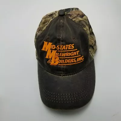 Midstates Millwright Builders Hat Cap Gray Adult Used Strapback G13 • $8.99