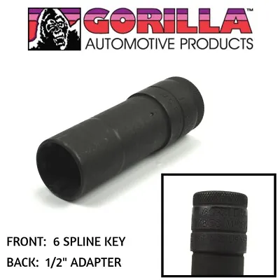 Gorilla 1378SD WRENCH Key Small Diameter 14mm 6 Spline Tuner Wheel Lock Socket • $9.95
