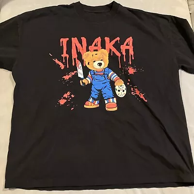 RARE - Inaka - Power Teddy - Michael Myers - Chucky - T Shirt - Men's XXL • $29.99