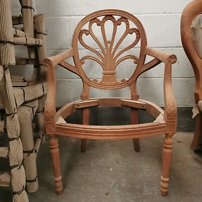 £100 • Buy Sheild Back Carver Chair Frame, Side Chair, Bedroom Chair