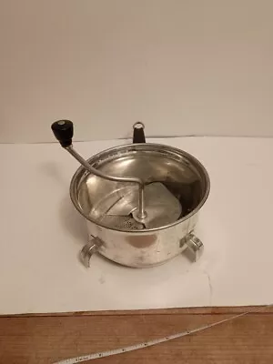 Vintage Foley Food Mill Strainer Masher 7 Inch Diameter By 4 Inches Tall. • $14.99