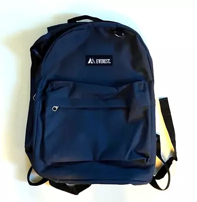 Everest Classic Backpack Dk. Blue/Black School Student Backpack • $7.99